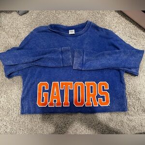 Pink Gators Crop Sweatshirt